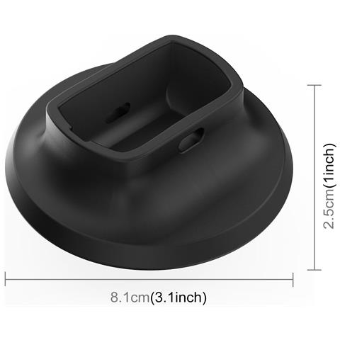 Base In Silicone Nera Per Fotocamera Panoramica Insta360 X5 - Foto 2