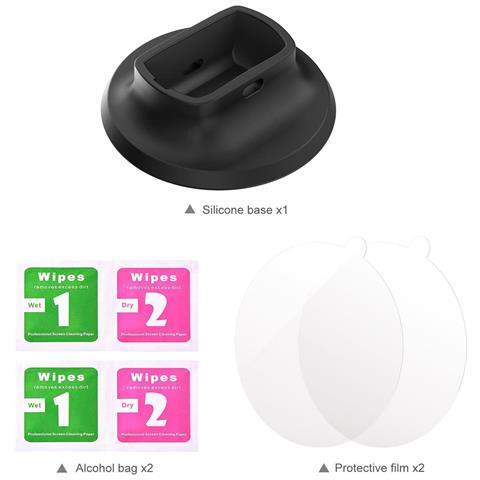 Base In Silicone Nera Per Fotocamera Panoramica Insta360 X5 - Foto 5