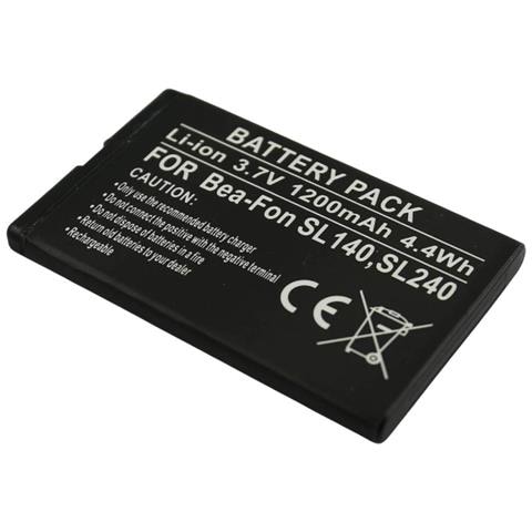 Batteria Di Ricambio Per Bea-fon Sl140 / Sl240 3.7v 1200mah Li-ion - Foto 1