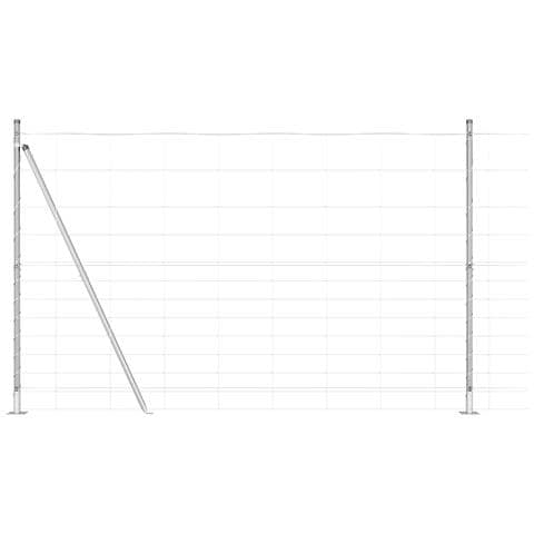 Recinzione Metallica Saldato con Base in Cemento 50 x 1,5 m - Foto 1