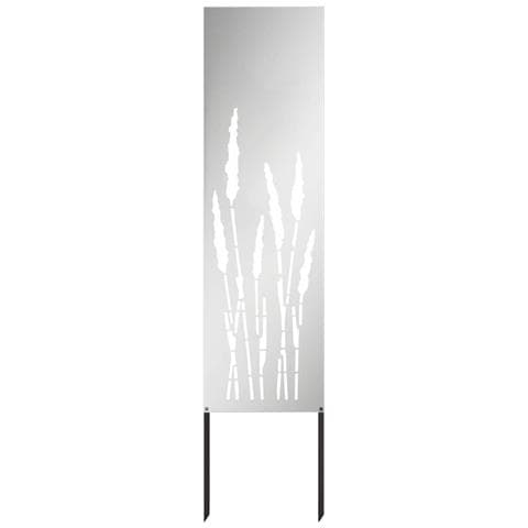 Schermo per privacy in giardino Traforo Argento 32 x 140 cm - Foto 1