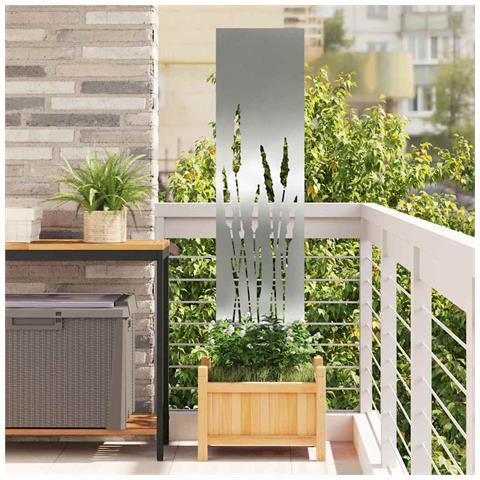 Schermo per privacy in giardino Traforo Argento 32 x 140 cm - Foto 2