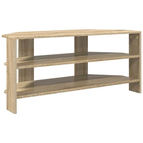 MobileTVAngolare Rovere Sonoma 102x40,5x45cm Legno multistrato - Foto 1