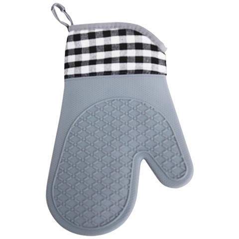 Guanti Da Forno In Silicone A Nido D'ape - Presine Da Cucina Resistenti Al Calore, Set Da 2 Grey - Foto 2