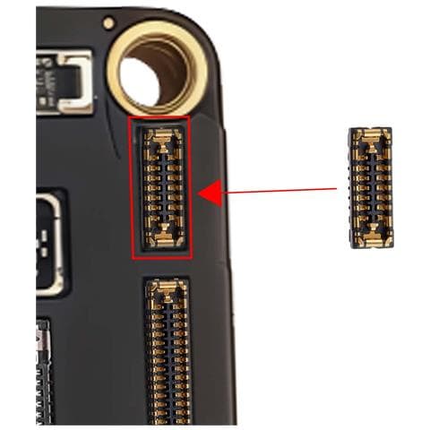 Connettore Fpc Per Iphone 16 Pro / 16 Pro Max Sensore Di Prossimità 10 Pin - Foto 2