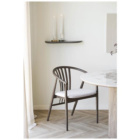 Mensola Botta-marrone-mdf-19x57x2,5 Cm - Foto 4
