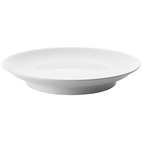 63551 - Piatto da portata rotondo classico in melamina, diametro 40 cm - Bianco - Foto 1