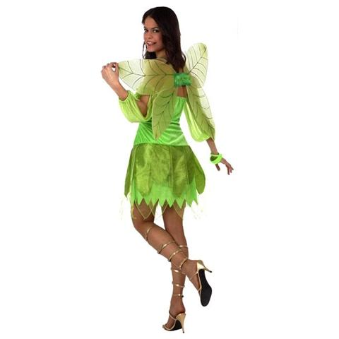 Atosa Costume Da Fata Verde Per Bambina - Taglia 3-4 Anni - Ideale Per Carnevale E Festa A Tema