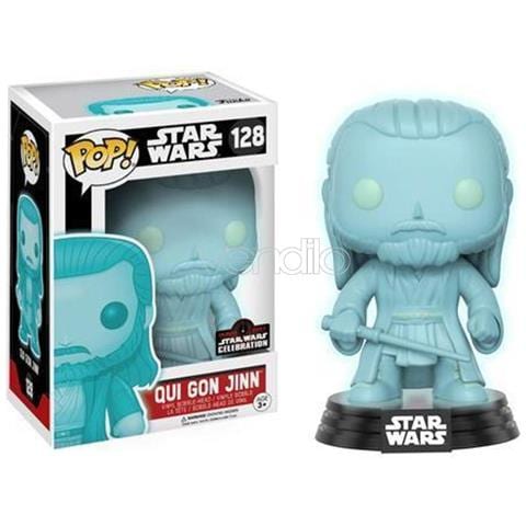 Star Wars Celebration 2017 Holographic Qui-Gon Jinn POP Figure 9 cm - Foto 2
