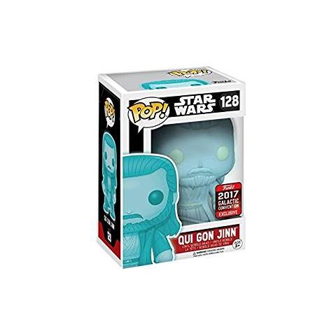 Star Wars Celebration 2017 Holographic Qui-Gon Jinn POP Figure 9 cm - Foto 1