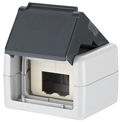 1309430003-E Placca copripresa e copri interruttori Grigio - Foto 1