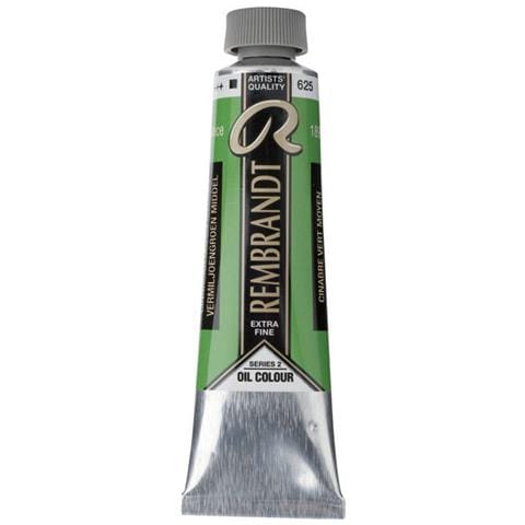 Colore Ad Olio Rembrandt 40 Ml - Cinabro Verde Medio - Foto 1