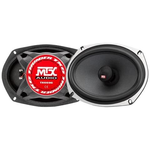 Mtx Tx669c Altoparlanti Coassiali 16x23cm 6x9 2 Vie 120w Rms 4o Telaio In Alluminio Bobina Al Tweeter Al Neodimio Con Cupola In Seta Tsv Til - Foto 1