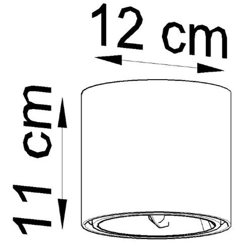 Downlight A Plafone Round Flush Grigio Chiaro Gu10 - Foto 9