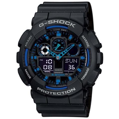 G-Shock Orologio da polso Maschio Quarzo (batteria) Nero, Blu - Foto 1