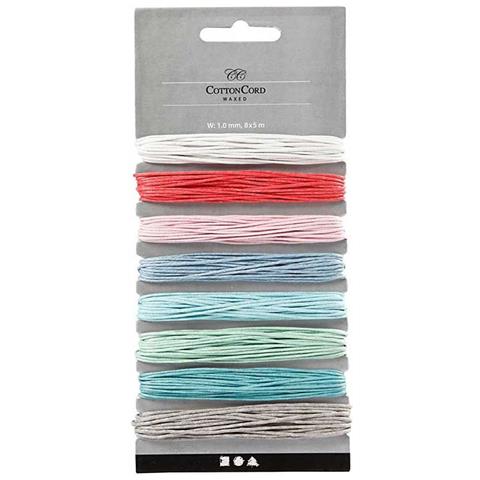 8 Corde Di Cotone Colorate - 5 M - Foto 1