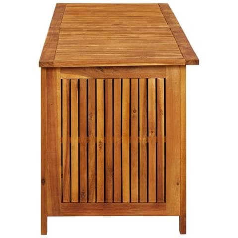 Baule Da Giardino 175x50x58 Cm In Legno Massello Di Acacia - Foto 9
