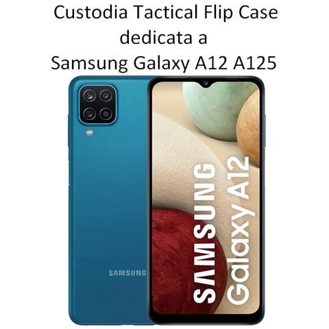 Custodia Originale Field Notes Pro Flip Case Per Samsung Galaxy A12 A125 Black - Foto 2