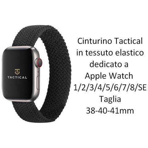 Cinturino Xl 764 Originale Braided String Per Apple Watch 1-2-3-4-5-6-7-se 38 40 41mm Black - Foto 2