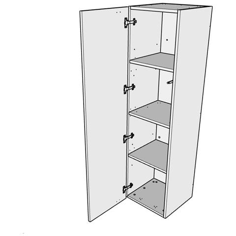 Pensile Verticale L.40 H.133,6 P.39,2 Sx-dx Bianco Frassino - Foto 3