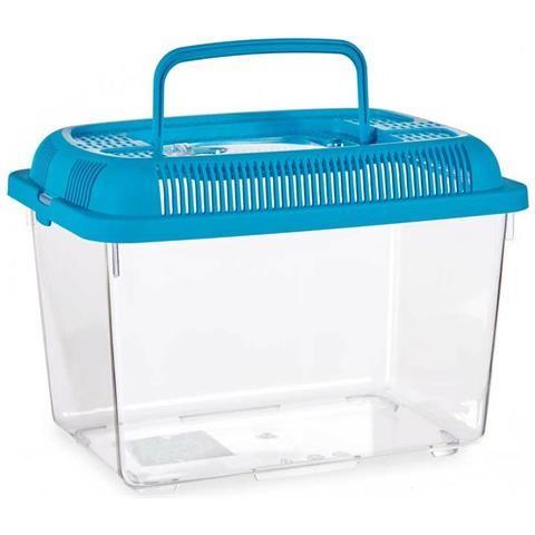 Acquario Con Maniglia Medio Azzurro Plastica 3 L 17 X 16 X 24 Cm (12 Unità) - Foto 2