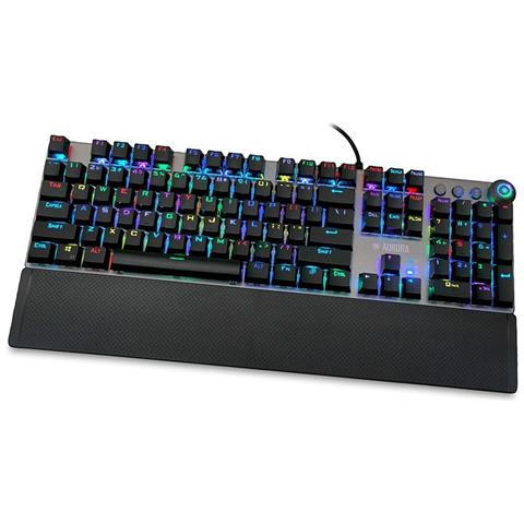 Tastiera Aurora K-4 Nero Nero /Argentato Qwerty - Foto 1