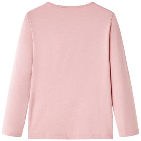 Maglietta Bambini A Maniche Lunghe Rosa Chiaro 140 - Foto 2