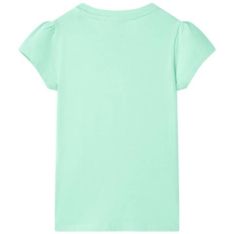 Maglietta Da Bambina Verde Brillante 128 - Foto 2