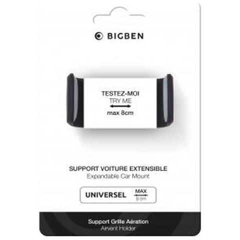 Supporto Auto Per Smartphone Regolabile Fissaggio Ventilazione, Nero - Foto 5