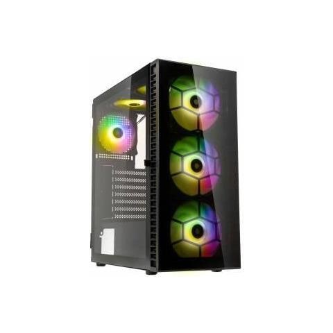 Observatory HF Glass Black ARGB Case Midi Tower Vetro Temperato No-Power minITX /mATX /ATX - Foto 1