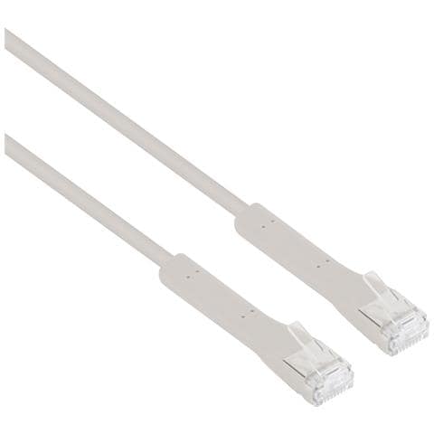 Cavo Di Rete Patch In Rame Cat. 6a F /ftp Pieghevole Flexiboot Slim Grigio 0,5 M - Foto 2