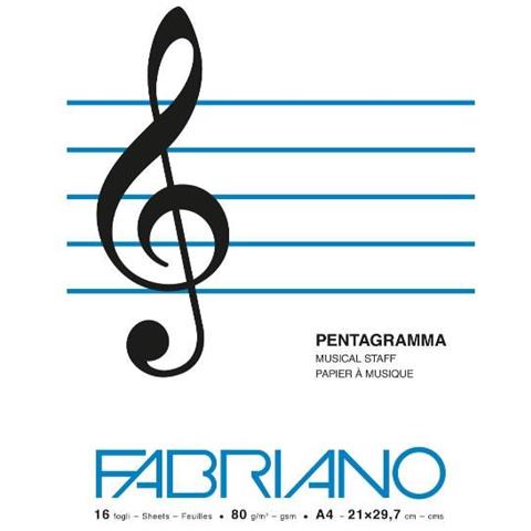 Cf10 Quaderno Musica Fabriano A4 - Foto 1