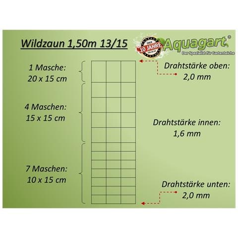500m, Rete Di Protezione Da Animali Selvatici, Rete Per Zona Boschiva, Rete Annodata, Rete Pastorale, Rete Metallica 150/13/15 Pesante - Foto 2