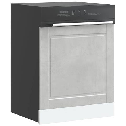 Pannello Lavastoviglie Porto Grigio Cemento 60x1,5x67 Cm - Foto 1