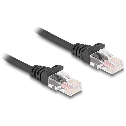 Cavo a spirale RJ45 maschio-maschio Cat. 5e da 3 m nero - Foto 2