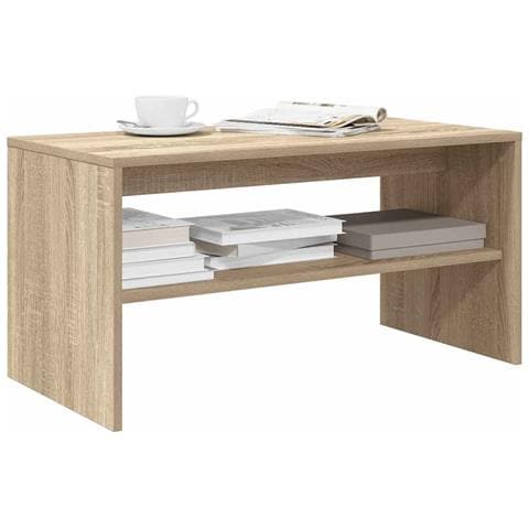 Mobile Porta Tv Rovere Sonoma 80x40x40 Cm In Legno Multistrato - Foto 1