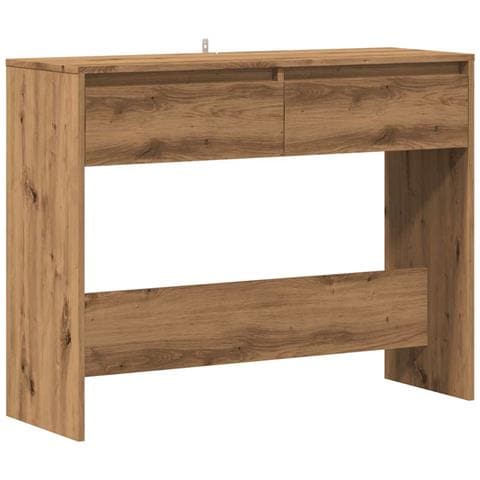 Tavolo Consolle Rovere Artigianale 100x35x76,5 Cm In Truciolato - Foto 2