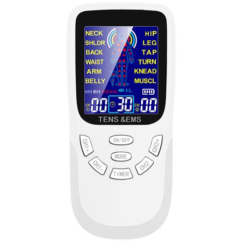 Ems Elettrostimolatore Muscolare Mhd-12dck2 Portatile. 12 Modalità, 2 Canali Duali. Dimensione Compatta, Alimentazione A Batterie. - Foto 1