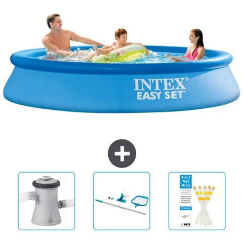 Piscina Fuori Terra - In Giro - 305x305x61 Cm - Blu - Include Accessori Coordinati Cb82 - Foto 1