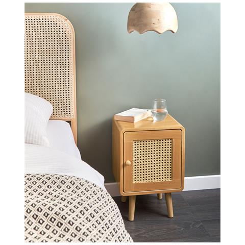 Comodino Lefroy Marrone Chiaro - Foto 1