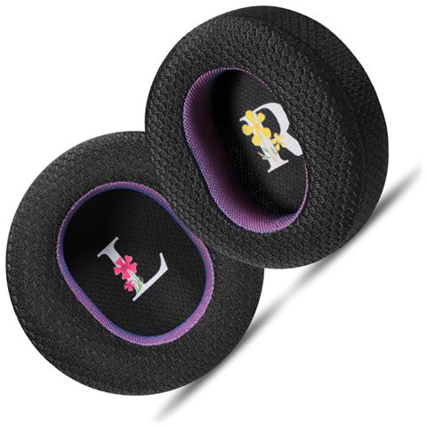 Cuscinetti Auricolari Neri E Viola In Rete Traspirante Per Dyson Zone - Foto 2
