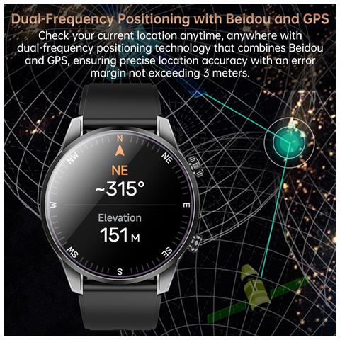 Smartwatch Gps Bluetooth Con Monitoraggio Della Salute - Foto 7