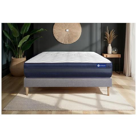 Kit Rete E Materasso Matrimoniale Actiflex Tech 140x190cm - Spessore : 24cm - Molle Insacchettate E Memory Foam- Molto Rigido - Foto 1