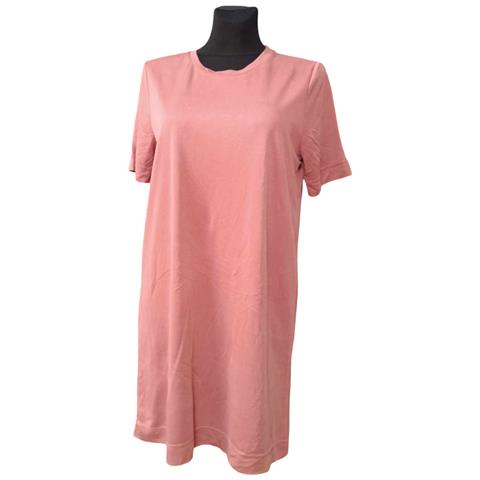 Abito Al Ginocchio Elegante Comodo Rosa Taglia M - Foto 1