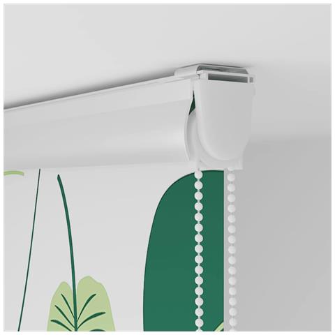 Tenda a Rullo per Doccia Cassonetto 140x240cm Larghezza Tessuto - Foto 9