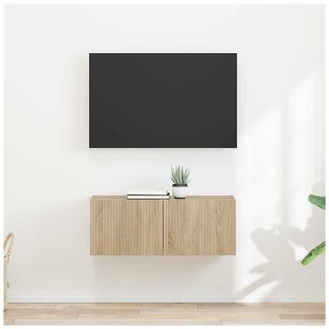 Mobile TV da parete 2 pcs Sonoma 60 x 31 x 29.5 cm - Foto 2