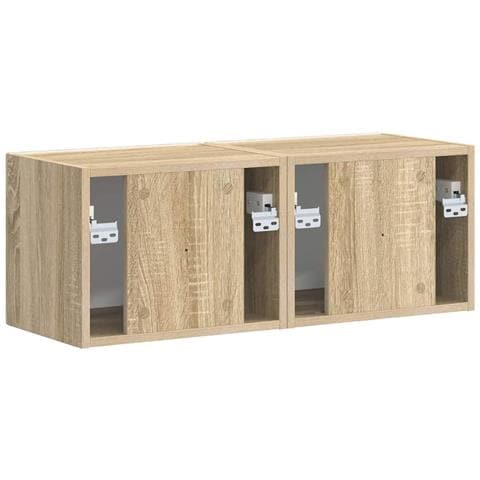 Mobile TV da parete 2 pcs Sonoma 60 x 31 x 29.5 cm - Foto 9