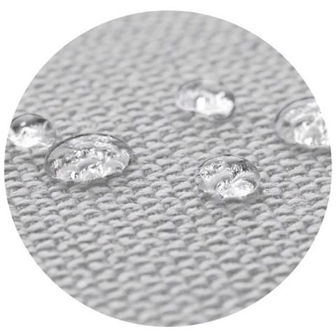 Set di cuscini da giardino 150x60 cm impermeabile grigio chiaro - Foto 6