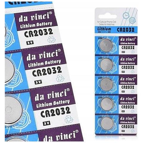 Batterie Al Litio Cr2032 - Alta Qualità E Lunga Durata | 3v, Ø20x3,2 Mm | Per Telecomandi, Calcolatrici, Orologi, Giocattoli, 5 Pezzi - Foto 1