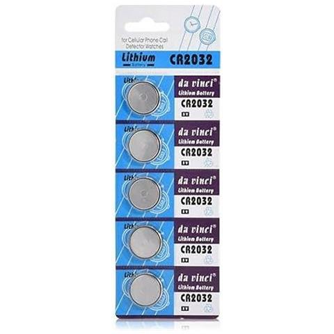 Batterie Al Litio Cr2032 - Alta Qualità E Lunga Durata | 3v, Ø20x3,2 Mm | Per Telecomandi, Calcolatrici, Orologi, Giocattoli, 5 Pezzi - Foto 5